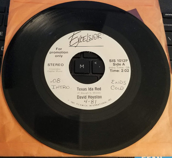 David Houston - Texas Ida Red / Texas Ida Red (7", Single, Promo) (Very Good Plus (VG+))