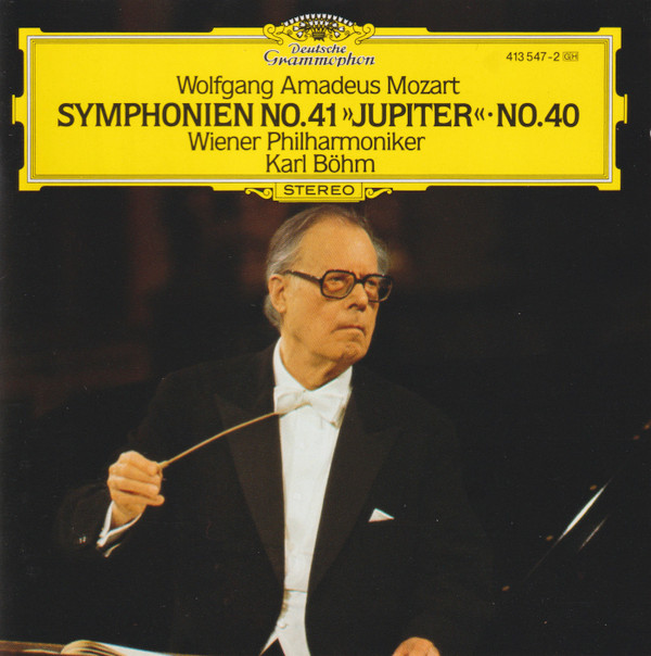 Wolfgang Amadeus Mozart, Wiener Philharmoniker, Karl Böhm - Symphonien No.41 »Jupiter« · No.40 (CD, Album) (Near Mint (NM or M-))