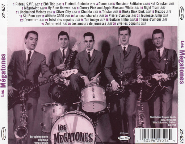 Les Megatones - Les Mégatones 1962-1969 (CD, Comp) (Mint (M)) - Image 2