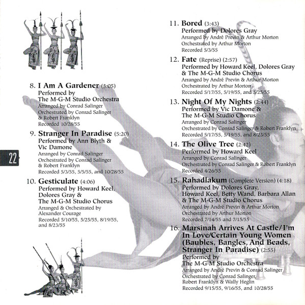 Various - Kismet (Original Motion Picture Soundtrack) (CD, RE, RM) (Mint (M)) - Image 3