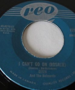 Dion & The Belmonts - I Can't Go On (Rosalie) (7", Single) (Very Good Plus (VG+))
