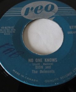Alternative view of Dion & The Belmonts - I Can't Go On (Rosalie) (7", Single) (Very Good Plus (VG+))