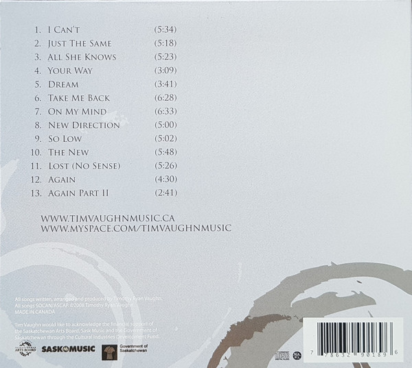 Tim Vaughn - Two Tone Blue (CD, Album) (Near Mint (NM or M-)) - Image 2