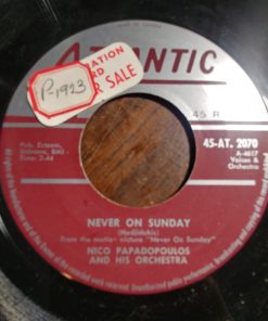 Nico Papadopoulos & Son Orchestre - Never On Sunday / Hasapico (7", Single) (Very Good Plus (VG+))