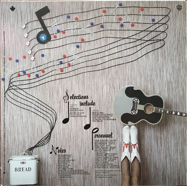 Carlene Carter - Musical Shapes (LP, Album) (Mint (M)) - Image 2