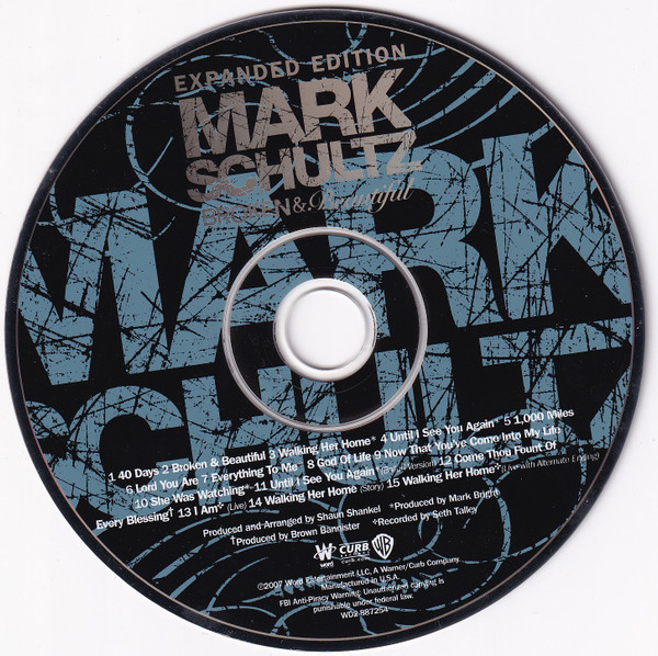 Mark Schultz - Broken & Beautiful (CD, Album, Exp + DVD, Exp) (Near Mint (NM or M-)) - Image 5
