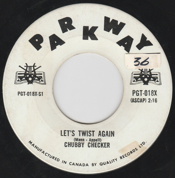 Chubby Checker - Let's Twist Again (7", Single) (Very Good Plus (VG+))