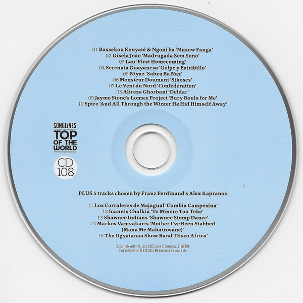 Various - Songlines: Top Of The World 108 (CD, Comp) (Near Mint (NM or M-)) - Image 3