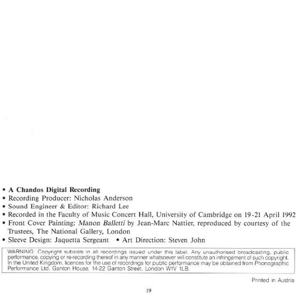 Jean-Marie Leclair, Jean-Baptiste Antoine Forqueray, Jean Joseph Cassanea De Mondonville, Jacques Duphly, Louis-Gabriel Guillemain, Simon Standage, Lars Ulrik Mortensen - Violin Sonatas, Vol. 1 (CD, Album) (Near Mint (NM or M-)) - Image 4