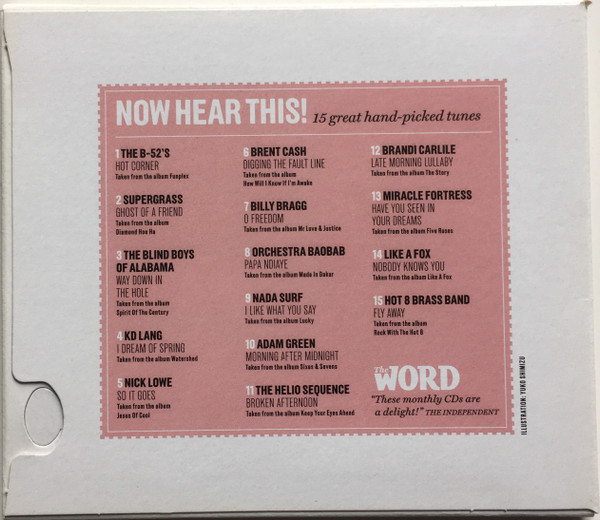 Various - Now Hear This! (15 Great Tunes Hand-Picked By The Word) (April 2008) (CD, Comp, Promo, Dis) (Near Mint (NM or M-)) - Image 2