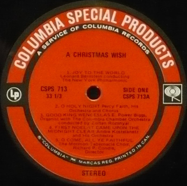 Various - A Christmas Wish (LP, Comp) (Mint (M)) - Image 2