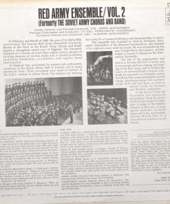 Alternative view of The Alexandrov Red Army Ensemble - Red Army Ensemble Volume 2 (LP, RE) (Mint (M))