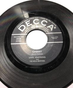 Alternative view of Louis Armstrong And The Mills Brothers - Cherry / Marie (7", Single) (Very Good Plus (VG+))
