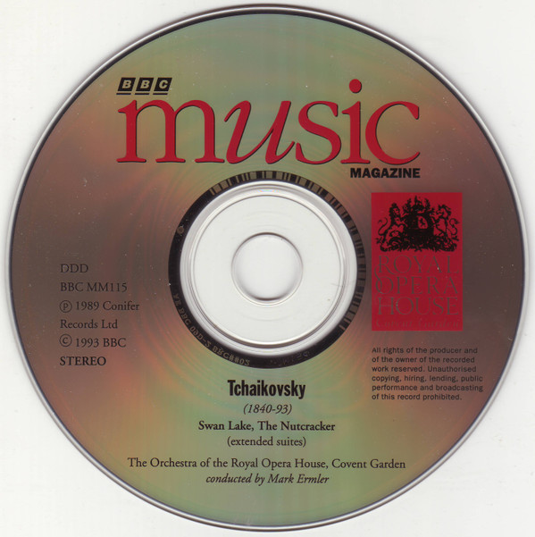 Pyotr Ilyich Tchaikovsky, Orchestra Of The Royal Opera House, Covent Garden Conducted By Mark Ermler - Swan Lake, The Nutcracker Extended Suites (CD, Album) (Near Mint (NM or M-)) - Image 3