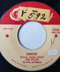 Alternative view of Dan Belloc And His Orchestra - High Tide Boogie / Dancero (7", Single) (Very Good Plus (VG+))