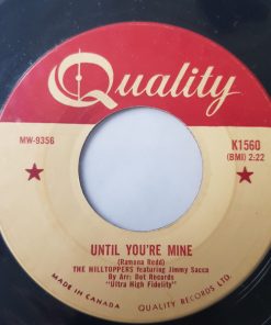 Alternative view of The Hilltoppers Featuring Jimmy Sacca - No Regrets / Until You're Mine (7", Single) (Very Good Plus (VG+))