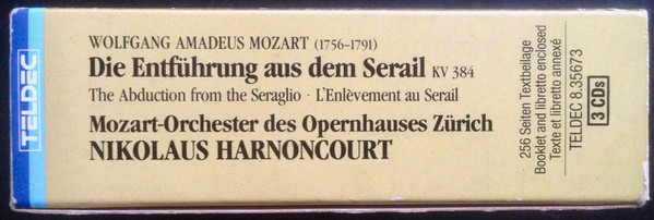 Wolfgang Amadeus Mozart – Nikolaus Harnoncourt - Die Entführung Aus Dem Serail (3xCD, Album) (Near Mint (NM or M-)) - Image 5