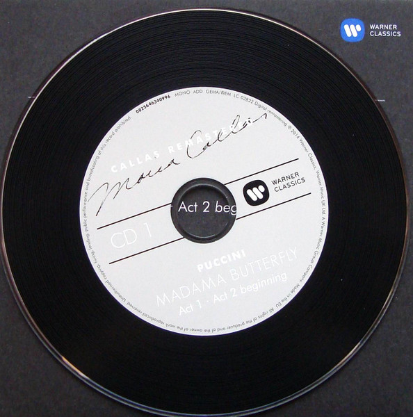 Giacomo Puccini / Maria Meneghini-Callas, Lucia Danieli, Luisa Villa, Nicolai Gedda, Mario Borriello, Renato Ercolani, Mario Carlin, Plinio Clabassi, Enrico Campi, Herbert Von Karajan, Norberto Mola, Teatro Alla Scala - Madama Butterfly (2xCD, Album, Mono, RE, RM, Car) (Near Mint (NM or M-)) - Image 5