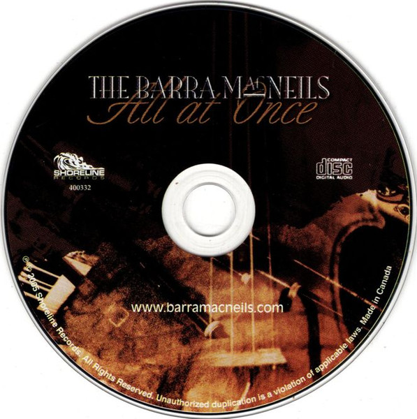 The Barra MacNeils - All At Once (CD, Album) (Mint (M)) - Image 3