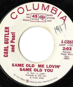 Alternative view of Carl & Pearl Butler - Dreaming Of A Little Cabin / Same Old Me Lovin' Same Old You (7", Single, Promo) (Very Good (VG))