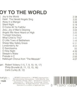 Alternative view of Robert Vickery (2), Philip Brunelle, Carlo Curley - Joy To The World (CD, Comp) (Near Mint (NM or M-))