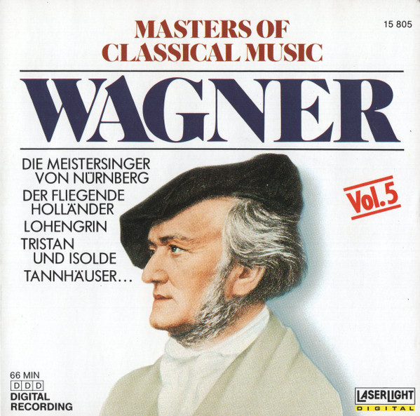 Richard Wagner - Masters Of Classical Music, Vol.5: Wagner (CD, Comp, RP) (Mint (M))