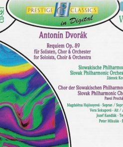 Antonín Dvořák, Slovak Philharmonic Orchestra, Slovak Philharmonic Chorus, Zdeněk Košler, Magdaléna Hajóssyová, Věra Soukupová, Jozef Kundlák, Peter Mikuláš, Pavol Procházka - Requiem Op. 89 Für Solisten, Chor & Orchester / For Soloists, Choir & Orchestra (2xCD, Album, RE) (Near Mint (NM or M-))