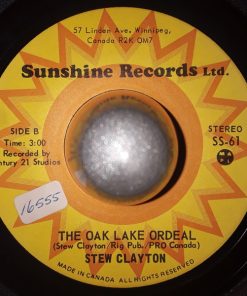 Alternative view of Stew Clayton - Canadian Trucker / The Oak Lake Ordeal (7", Single) (Very Good Plus (VG+))