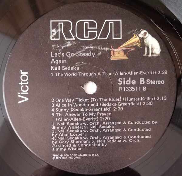 Neil Sedaka - Let's Go Steady Again (LP, Comp, Ind) (Mint (M)) - Image 4