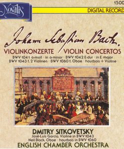 Johann Sebastian Bach - Dmitry Sitkovetsky - English Chamber Orchestra - José-Luis Garcia - Neil Black (3) - Violinkonzerte (CD, Album) (Near Mint (NM or M-))