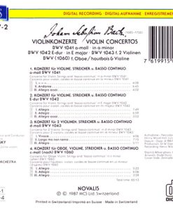 Alternative view of Johann Sebastian Bach - Dmitry Sitkovetsky - English Chamber Orchestra - José-Luis Garcia - Neil Black (3) - Violinkonzerte (CD, Album) (Near Mint (NM or M-))