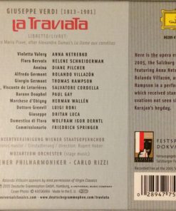 Alternative view of Giuseppe Verdi - Anna Netrebko, Rolando Villazón, Thomas Hampson, Wiener Philharmoniker, Carlo Rizzi - La Traviata (2xCD, Album + Box) (Near Mint (NM or M-))