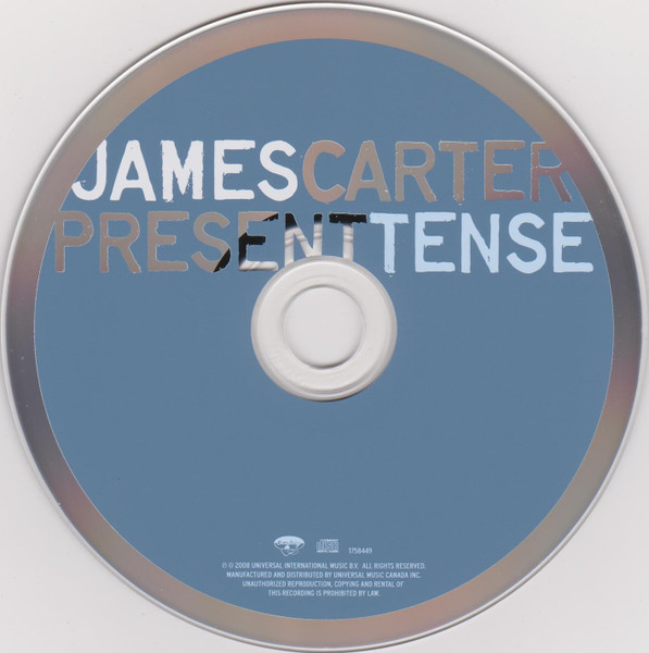 James Carter (3) - Present Tense (CD, Album) (Near Mint (NM or M-)) - Image 3