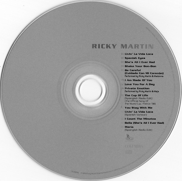 Ricky Martin - Ricky Martin (CD, Album) (Near Mint (NM or M-)) - Image 3