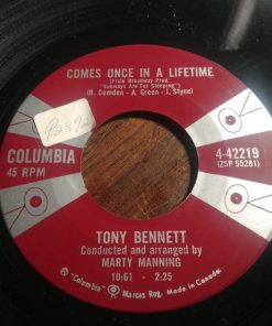 Tony Bennett - Comes Once In A Lifetime / Tender Is The Night (7", Single) (Very Good Plus (VG+))