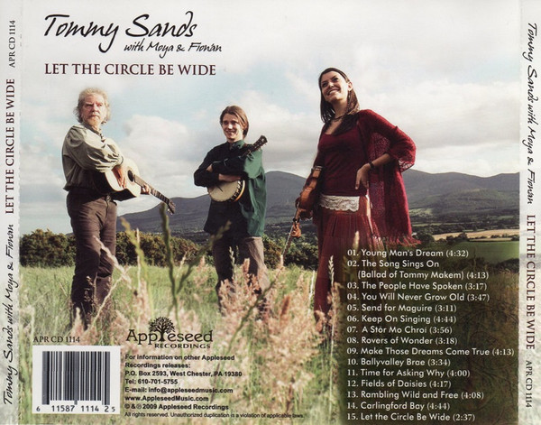 Tommy Sands (2) With Moya Sands & Fionan Sands - Let The Circle Be Wide (CD, Album) (Mint (M)) - Image 2