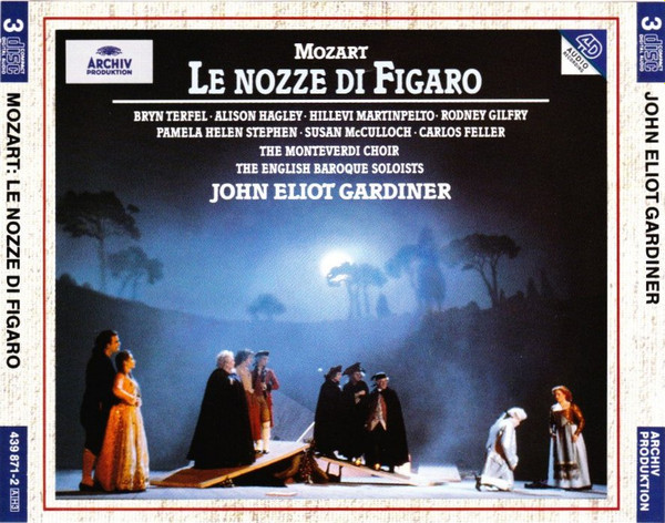 Wolfgang Amadeus Mozart - Bryn Terfel · Alison Hagley · Hillevi Martinpelto · Rodney Gilfry · Pamela Helen Stephen · Susan McCulloch · Carlos Feller · The Monteverdi Choir · The English Baroque Soloists · John Eliot Gardiner - Le Nozze Di Figaro (3xCD + Box, Album, Sli) (Near Mint (NM or M-)) - Image 3