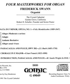 Alternative view of Frederick Swann - Four Masterworks For Organ (CD, Album) (Near Mint (NM or M-))
