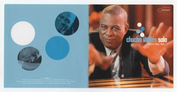 Chucho Valdés - Solo • Live In New York (CD, Album) (Near Mint (NM or M-)) - Image 3