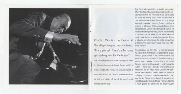 Chucho Valdés - Solo • Live In New York (CD, Album) (Near Mint (NM or M-)) - Image 5