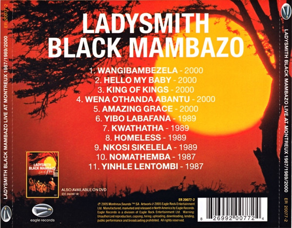 Ladysmith Black Mambazo - Live At Montreux 1987/1989/2000 (CD, Comp) (Near Mint (NM or M-)) - Image 2