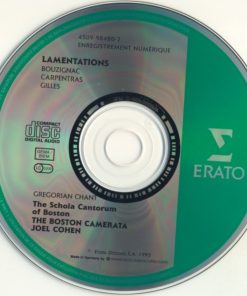 Alternative view of Schola Cantorum Of Boston, Boston Camerata, Joel Cohen (3) - Lamentations: Holy Week In Provence (CD, Album) (Near Mint (NM or M-))