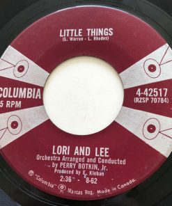 Lori And Lee - Little Things / My Heart Sings (7", Single) (Very Good Plus (VG+))