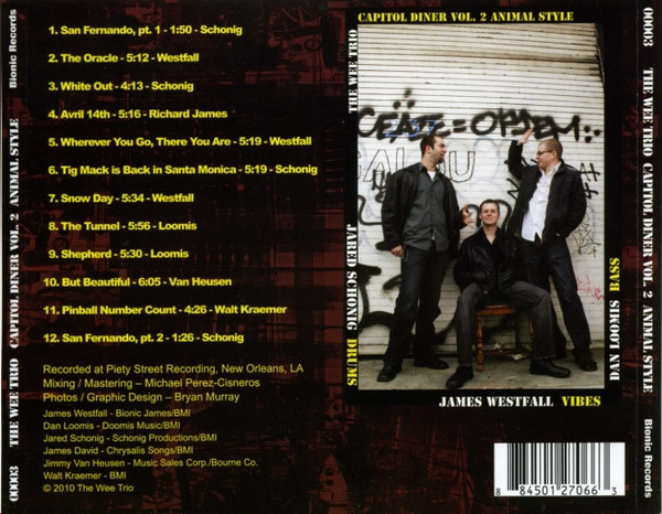The Wee Trio - Capitol Diner Vol. 2 Animal Style (CD, Album) (Mint (M)) - Image 4
