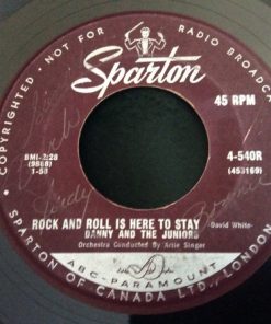 Danny & The Juniors - Rock And Roll Is Here To Stay / School Boy Romance (7", Single) (Very Good Plus (VG+)) - Image 3