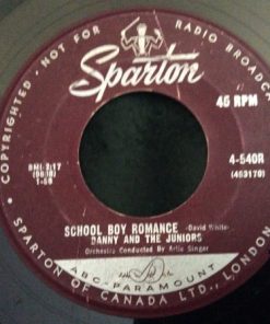 Danny & The Juniors - Rock And Roll Is Here To Stay / School Boy Romance (7", Single) (Very Good Plus (VG+)) - Image 4