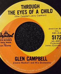 Alternative view of Glen Campbell - Let Me Tell You 'Bout Mary / Through The Eyes Of A Child (7", Single) (Very Good (VG))