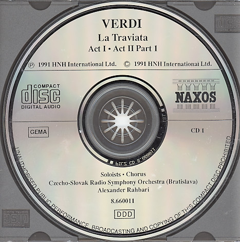 Giuseppe Verdi, Monika Krause • Yordy Ramiro • Georg Tichy, Slovak Philharmonic Chorus, Slovak Radio Symphony Orchestra, Alexander Rahbari - La Traviata (2xCD, Album) (Near Mint (NM or M-)) - Image 3