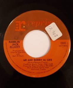 Ramblin' Jack Elliott - Me And Bobby McGee / Girl Of The North Country (7", Single) (Very Good Plus (VG+))
