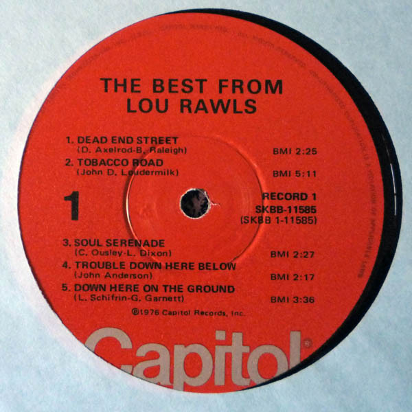 Lou Rawls - The Best From Lou Rawls (2xLP, Comp) (Mint (M)) - Image 3